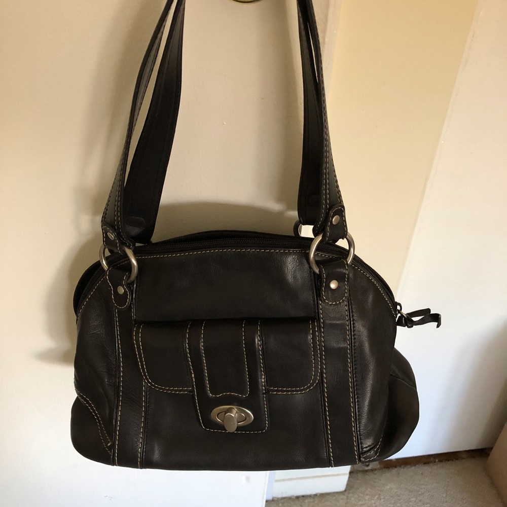 Black Leather Purse